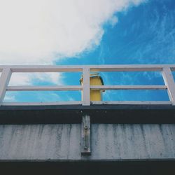 Low angle view of cloudy sky