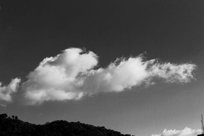 Low angle view of clouds in sky