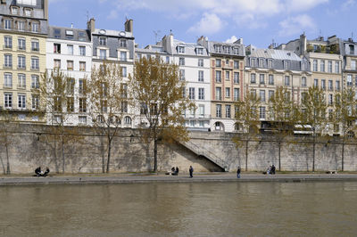 Buildings at waterfront