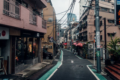 View of city street