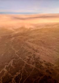 Aerial view of landscape against sky