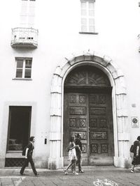 Facade of building