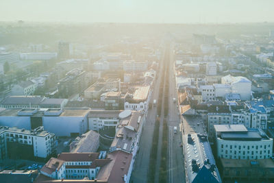 Aerial view of cityscape