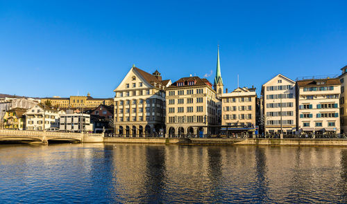 Buildings at waterfront