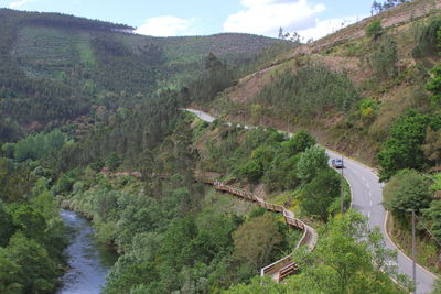 Scenic view of mountains