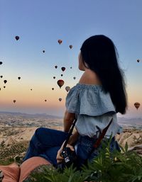 Romantic view at cappadocia