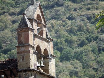 High angle view of a temple