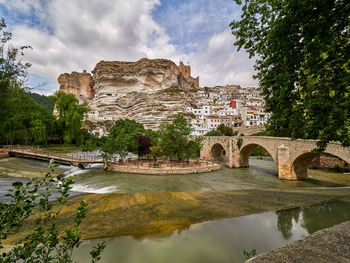 View of alcalá del júcar, spain