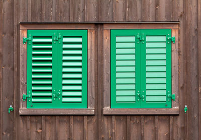 Full frame shot of closed window