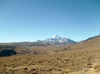 Chacaltaya mountain, cordillera real - bolivia