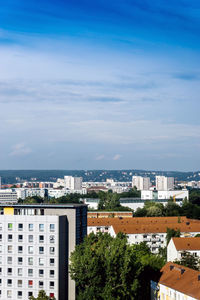 Cityscape against sky