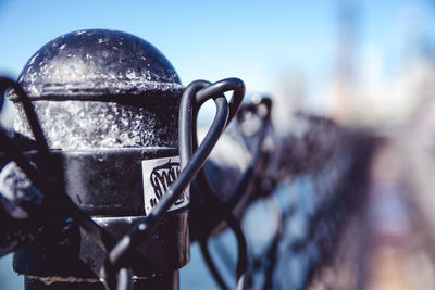 Close-up of rusty metal