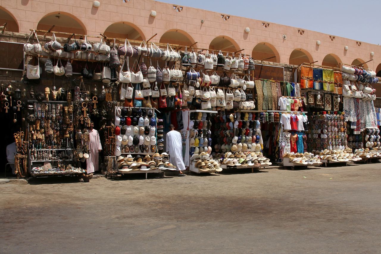 Egypt echope marchand souk