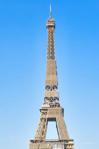 Low angle view of tower against sky