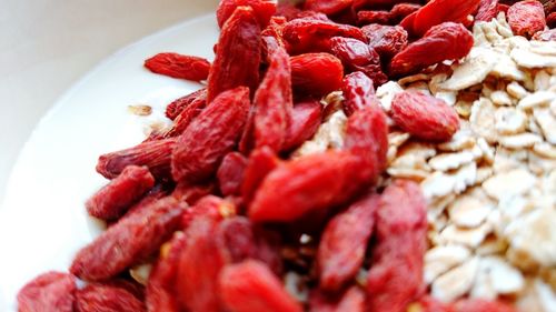 Detail shot of dry fruits