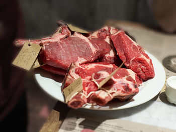 Close-up of food in plate