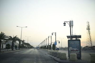 Cars parked on street