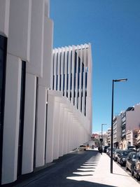 Low angle view of buildings in city