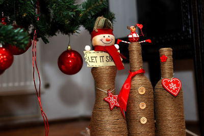 Close-up of christmas decoration