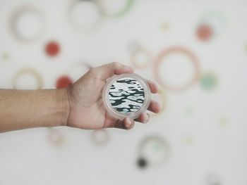 Close-up of cropped hand