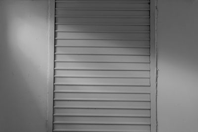 Full frame shot of closed shutter