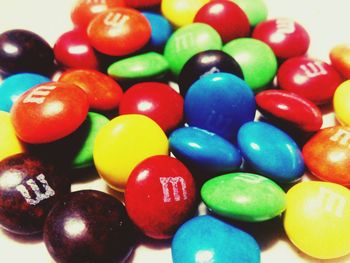 Close-up of multi colored candies