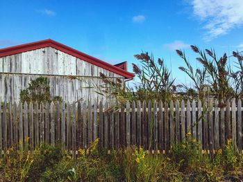 Built structure with trees in background