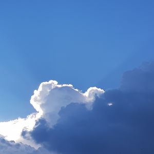 Low angle view of clouds in sky