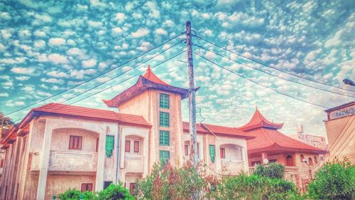 Traditional building against sky