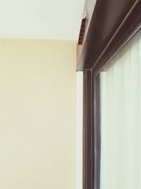 Close-up of window at home