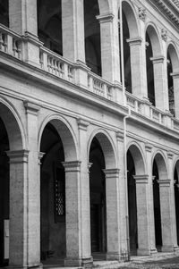 Facade of historic building