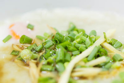 Close-up of meal served in plate