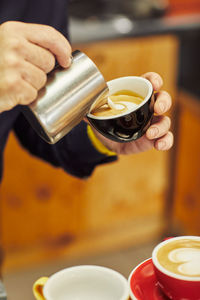 Close-up of coffee on table