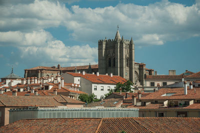 View of buildings in city