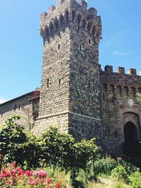 Low angle view of historical building