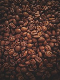 Full frame shot of coffee beans