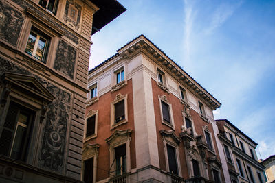 Low angle view of building against sky