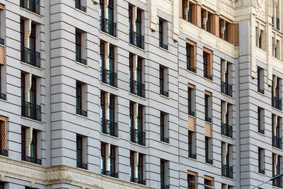 Full frame shot of modern building