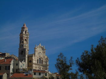 Low angle view of building against sky