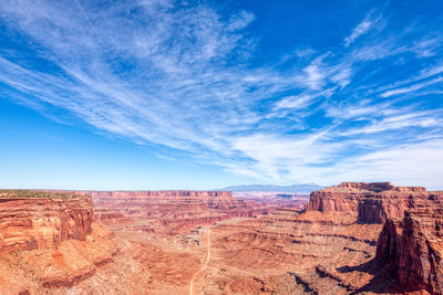 Canyon view in the utah desert at canyonlands.