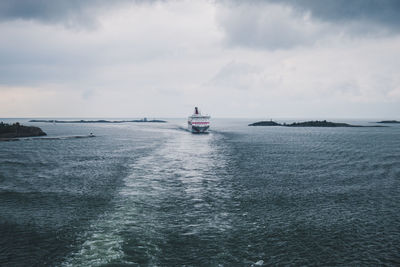 Cruise ship in the baltic sea