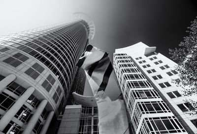 Low angle view of office buildings