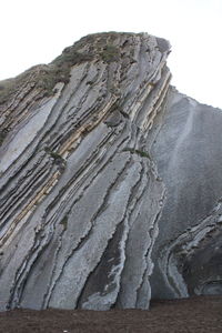 View of rock formations