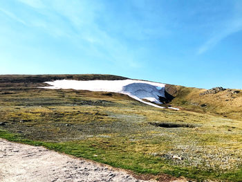 Scenic view of landscape against sky