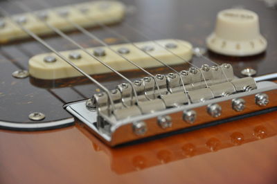 Close-up of guitar 