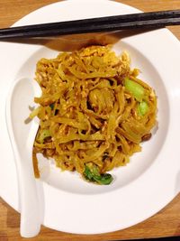 Close-up of food in plate