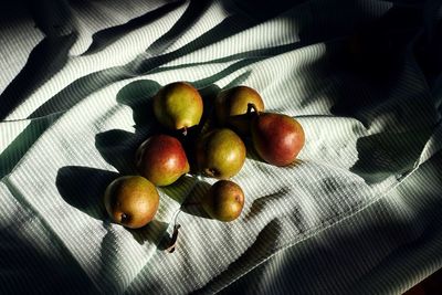 Close-up of fruits on table