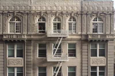 Full frame shot of building with windows