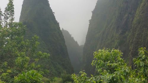 Scenic view of mountains