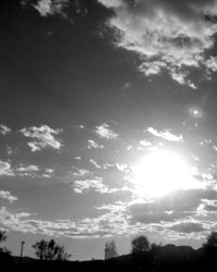 Scenic view of landscape against cloudy sky